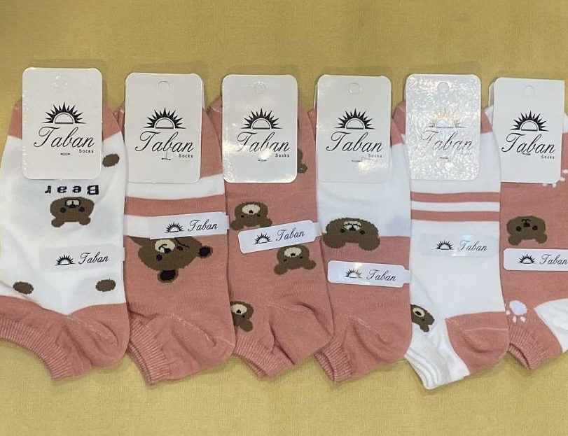 پک ۶ تایی مچی خرس کیوت صورتی