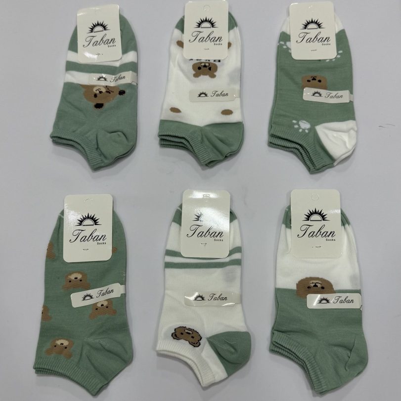 پک ۶ تایی مچی خرس کیوت سبز