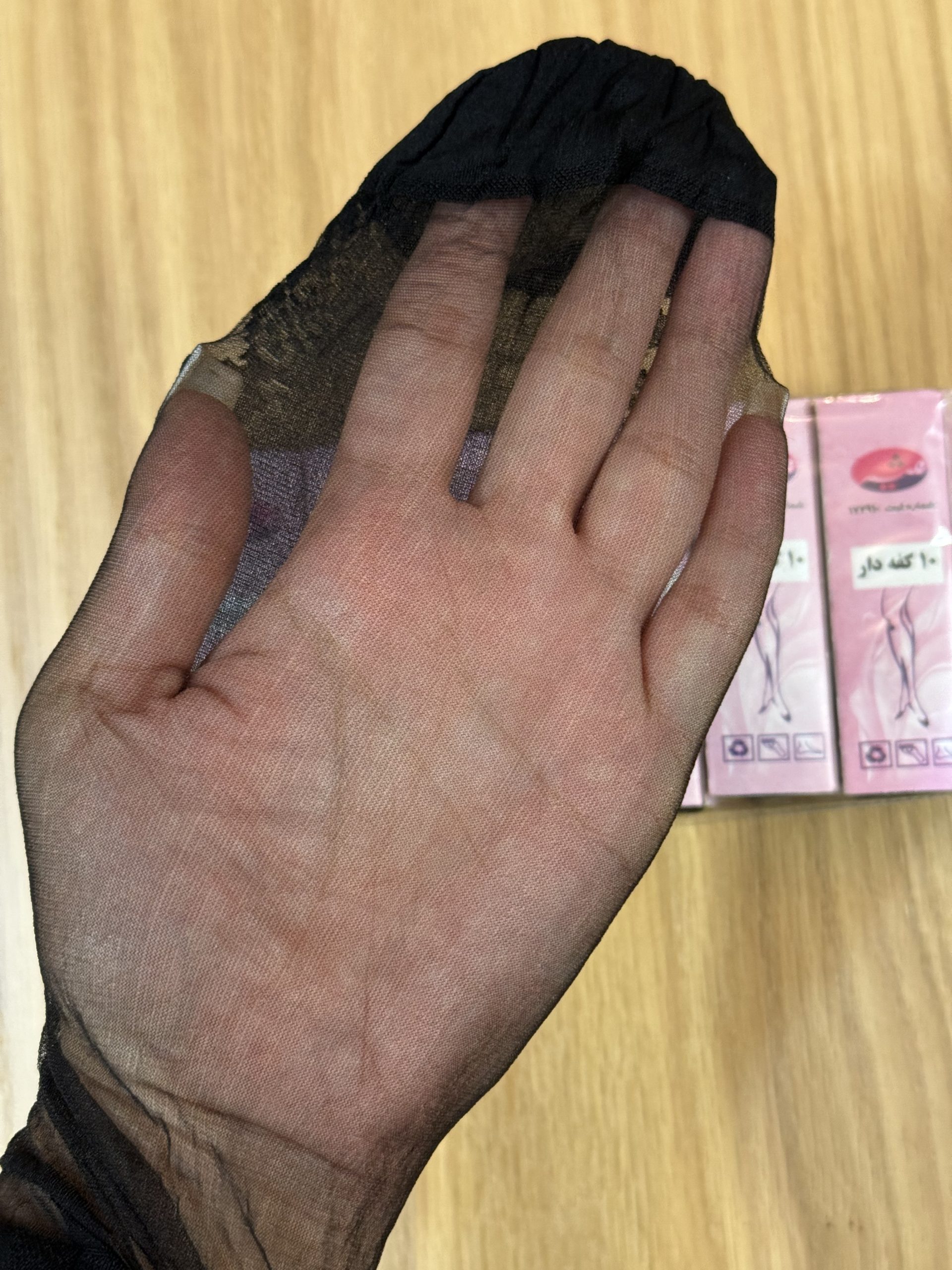 پک ۶ تایی شیشه ای دوربع مشکی - Image 3