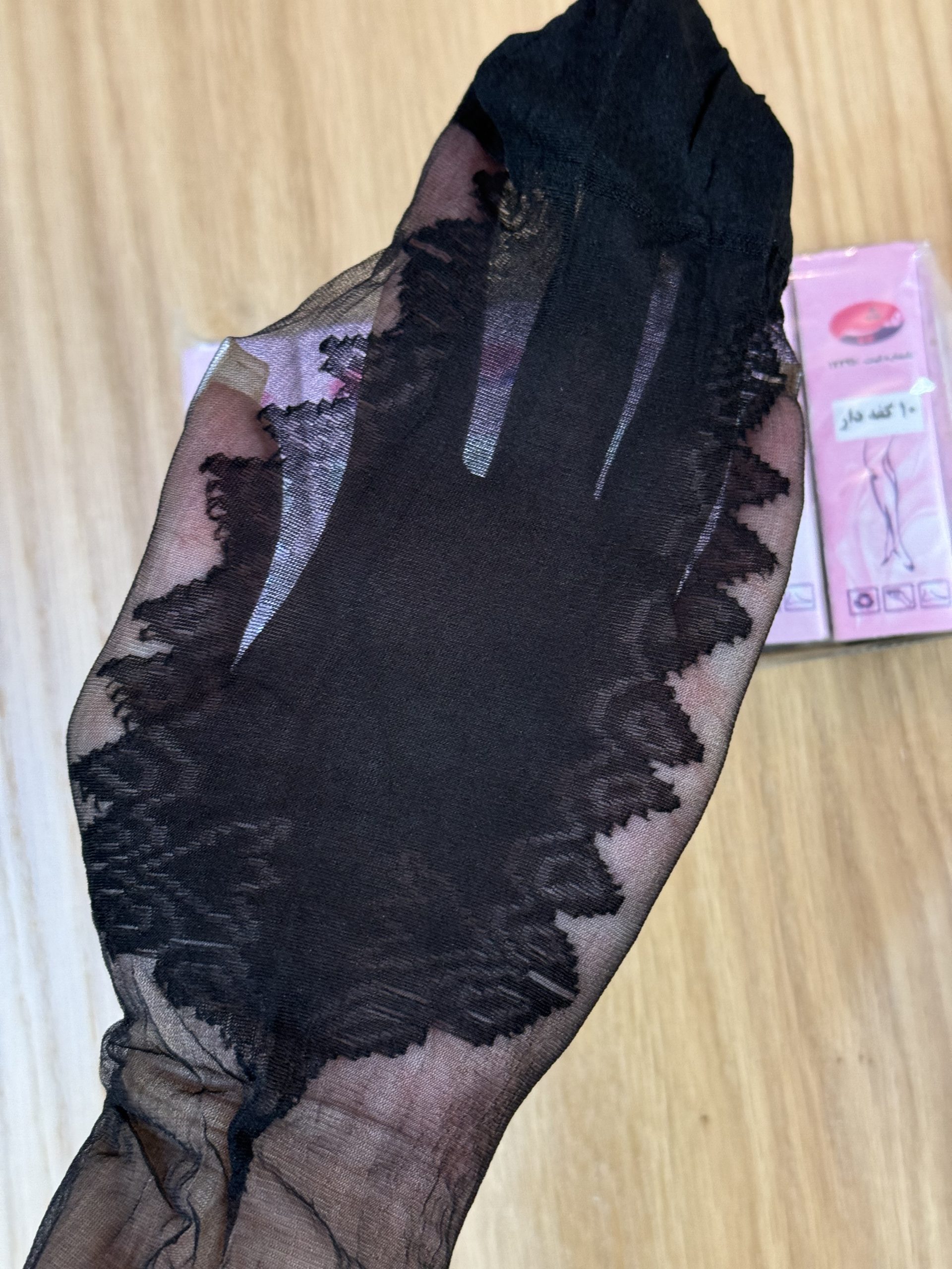 پک ۶ تایی شیشه ای دوربع مشکی - Image 4